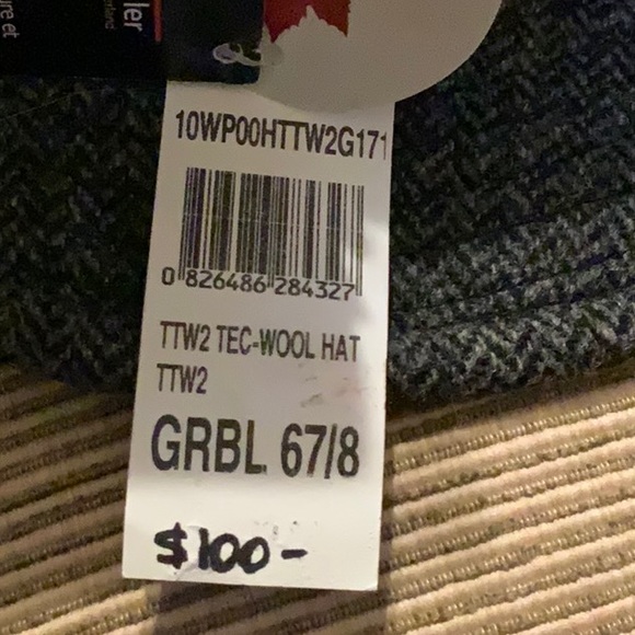 Tilley Tec-Wool Hat (TTW2) - Grey/Black - 6 7/8 - Picture 11 of 16